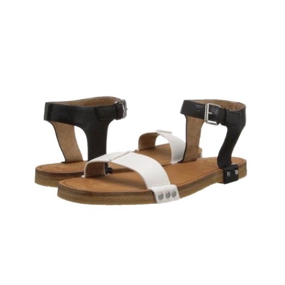 New in Box Marc Jacobs Two Tone Rivet Sandals - Picture 1 of 4